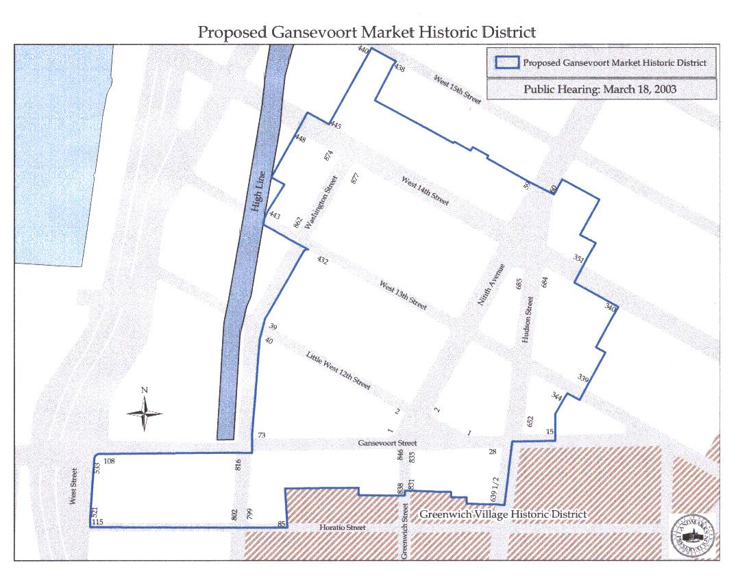 Gansevoort Market Historic District (as proposed by LPC)