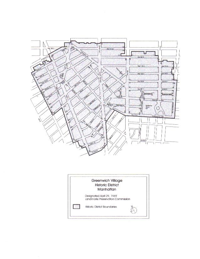 Greenwich Village H.D. Map
