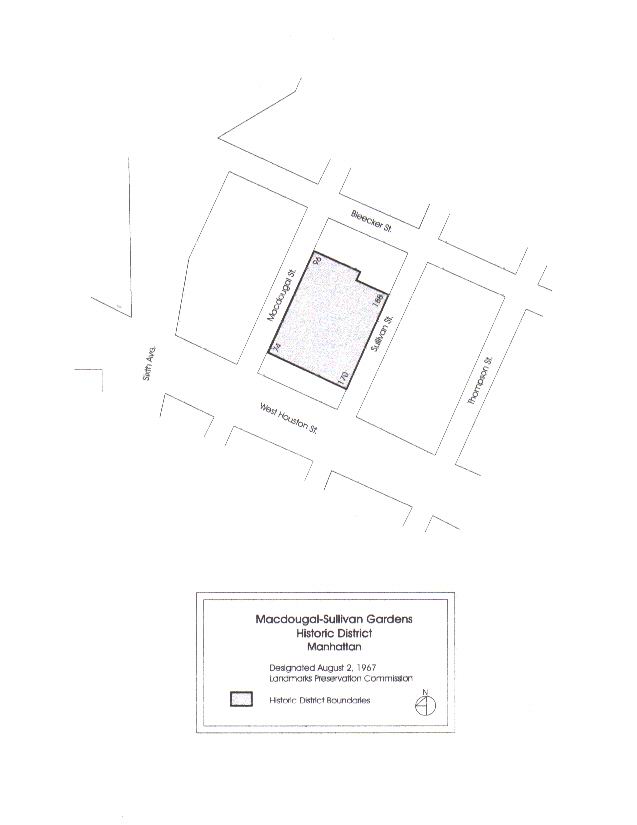 MacDougal-Sullivan Gardens HD Map