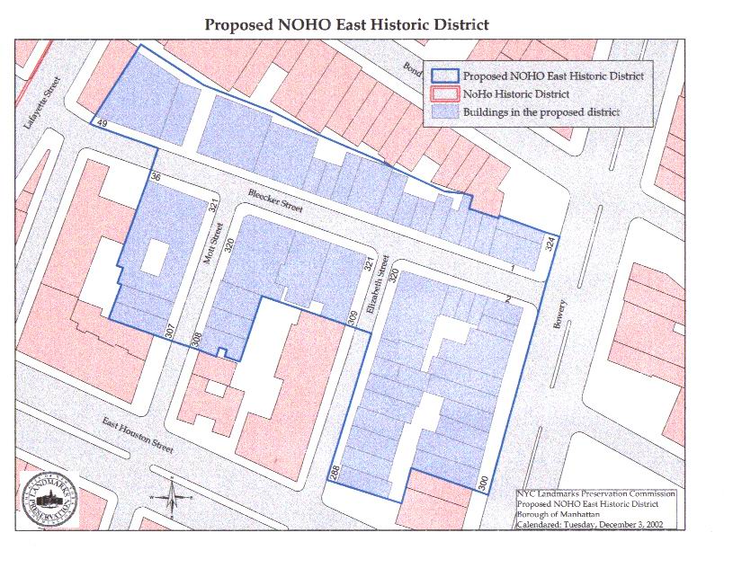Noho East Proposed H.D. Map